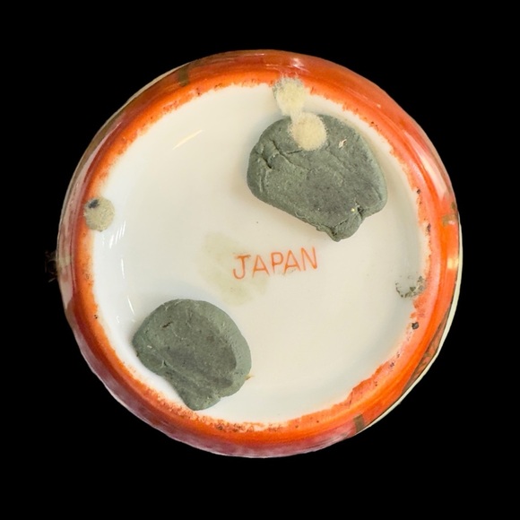 Vintage Japanese Kutani Porcelain Lidded Ginger Jar Tea Caddy - Picture 10 of 10